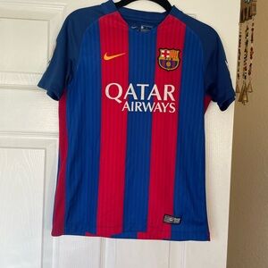 Nike Kids Barcelona Blue and Red Jersey